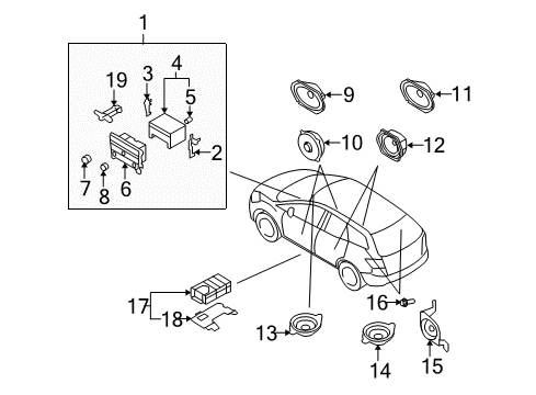 2010 Mazda CX-7 Sound System Diagram