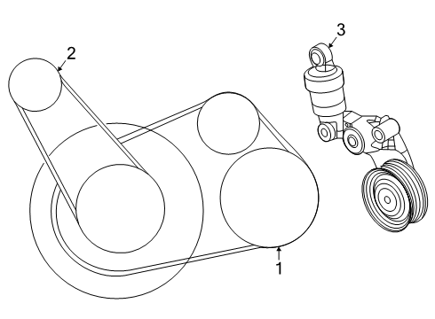 2025 Mazda CX-70 Belts & Pulleys