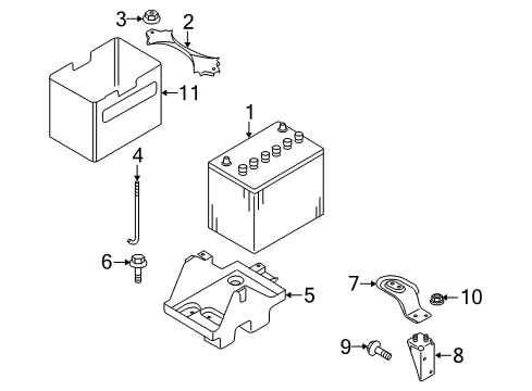 2011 Mazda CX-9 Battery
