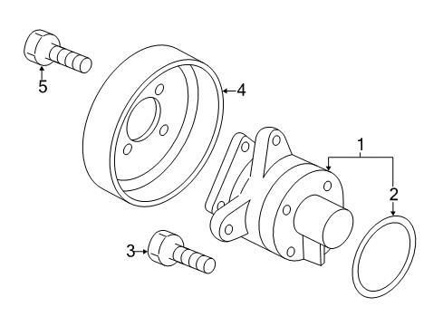2012 Mazda 3 Water Pump Diagram 4