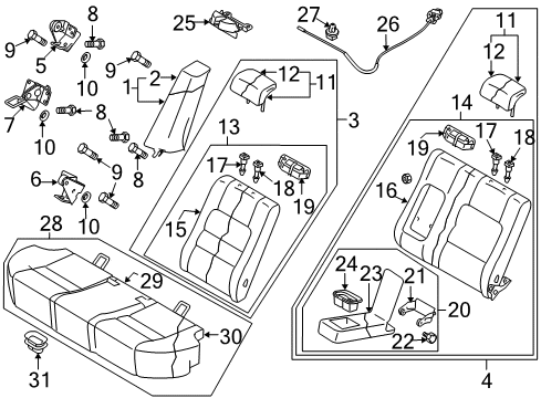 2010 Mazda 6 Lock Diagram for T060-57-529