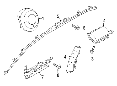 2021 Mazda 3 Supplemental Restraint System Diagram 2