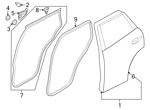 2025 Mazda CX-50 Door & Components