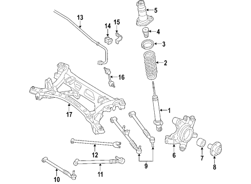 2006 Mazda MX-5 Miata Rear Suspension Diagram
