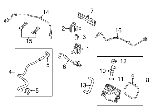 2019 Mazda 3 Emission Components Diagram