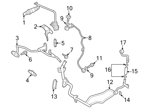 2019 Mazda CX-5 Hoses & Pipes - Engine / Transaxle Diagram