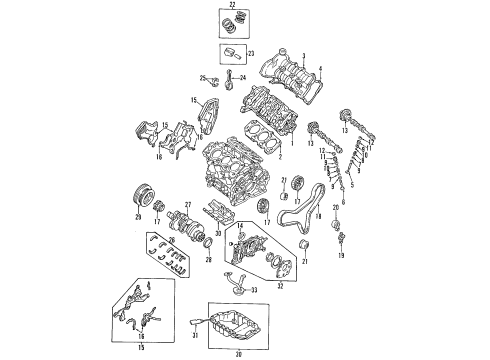 2001 Mazda Millenia Camshaft & Timing Diagram
