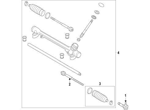 2020 Mazda CX-30 Steering Gear & Linkage Diagram 2