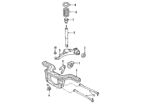 2005 Mazda Tribute Rear Suspension Diagram