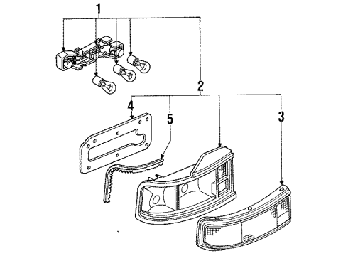 1991 Mazda Protege Tail Lamps Diagram