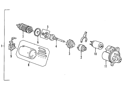 2000 Mazda B4000 Starter Diagram