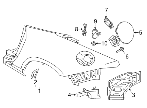 2024 Mazda MX-5 Miata Fuel Door