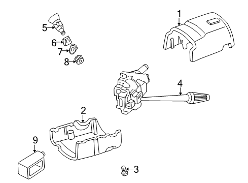 2004 Mazda B3000 Ignition Lock Diagram 2