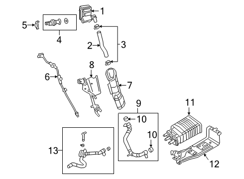 2025 Mazda 3 Emission Components Diagram 2
