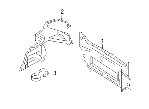 2004 Mazda RX-8 Interior Trim - Rear Body