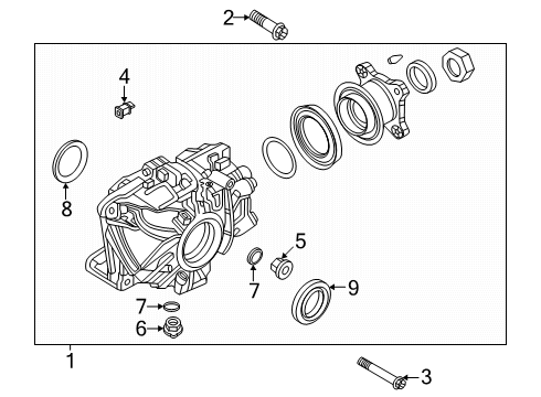2024 Mazda CX-90 Carrier & Components - Front