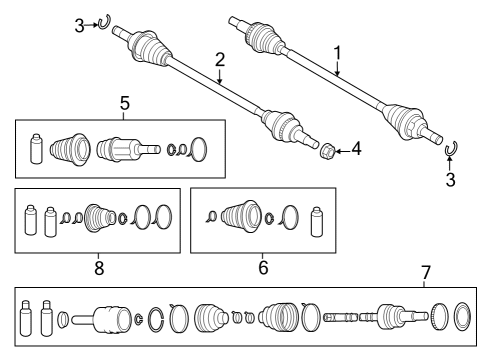 2025 Mazda CX-50 Rear Axle