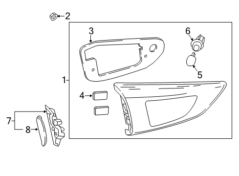 2016 Mazda CX-3 Bulbs Diagram 3
