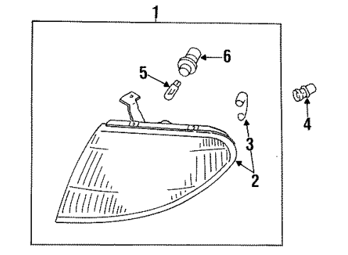 1995 Mazda Protege Park Lamps Diagram