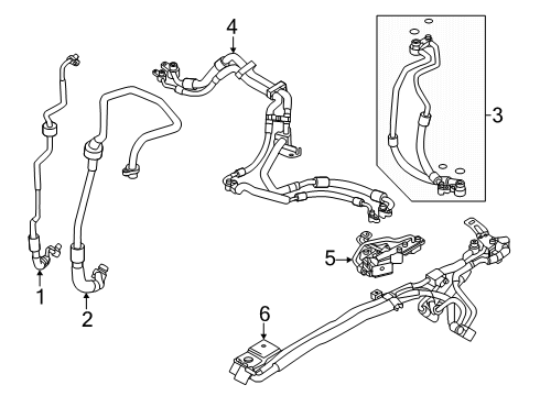 2024 Mazda CX-90 Rear A/C Lines