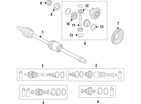 2024 Mazda CX-30 Front Axle