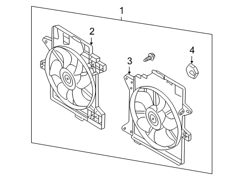 2001 Mazda Tribute Cooling Fan Diagram 2