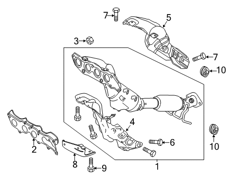 2014 Mazda 5 Exhaust Manifold Diagram