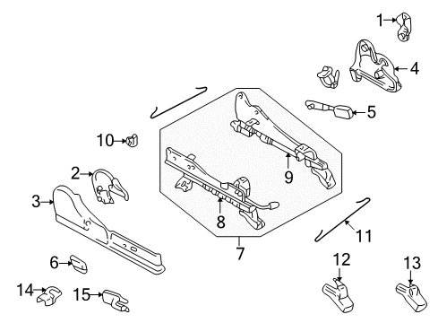 2003 Mazda Protege5 Tracks & Components