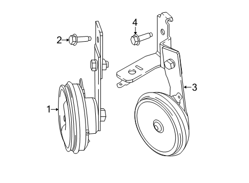 2024 Mazda MX-5 Miata Horn Diagram