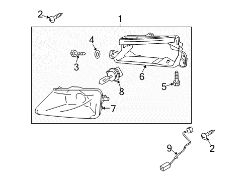 2009 Mazda RX-8 Fog Lamps Diagram