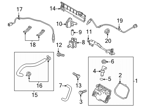 2025 Mazda CX-50 Bolt Diagram for 9FA0-22-147M