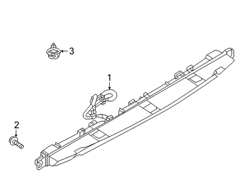 2024 Mazda CX-30 High Mount Lamps