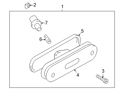 2000 Mazda Miata Side Marker Lamps Diagram