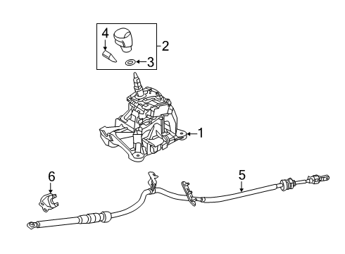 2018 Mazda 6 Gear Shift Control - AT