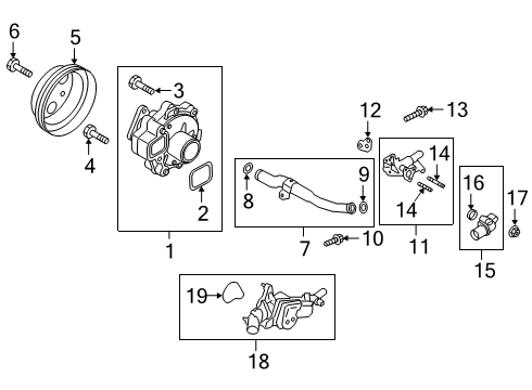 2023 Mazda 3 Water Pump Diagram 2