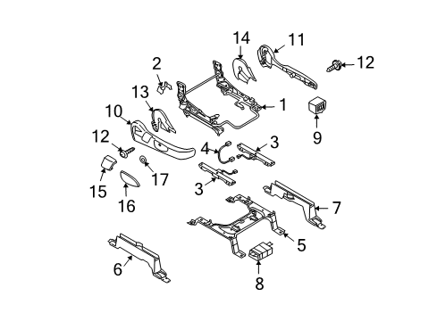 2008 Mazda CX-9 Insert Diagram for BN8P-88-1G5-34