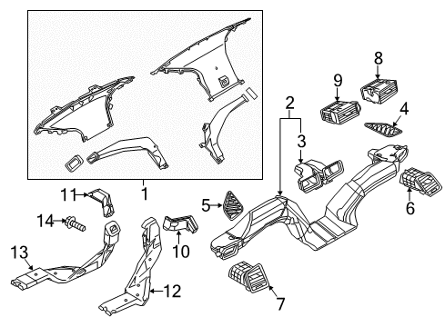 2016 Mazda CX-5 Ducts Diagram