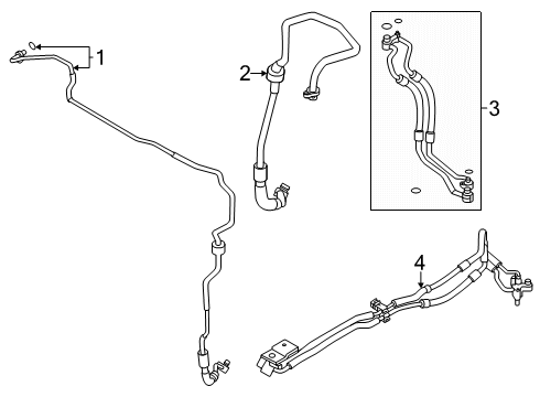 2025 Mazda CX-90 Pipe Diagram for KMW7-61-83XA