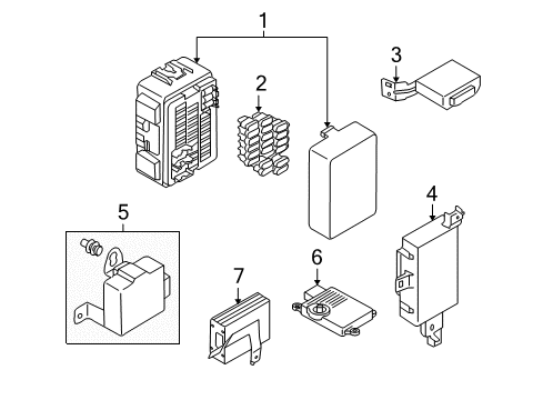 2015 Mazda CX-9 Module Diagram for TK21-67-890
