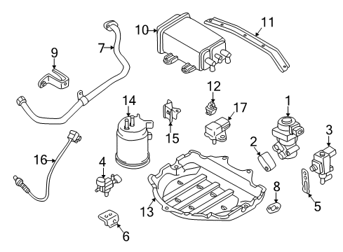 2000 Mazda Protege EGR System Diagram 2