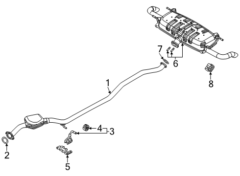 2024 Mazda CX-90 Exhaust Components