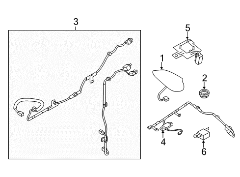 2017 Mazda 3 Antenna & Radio Diagram 2