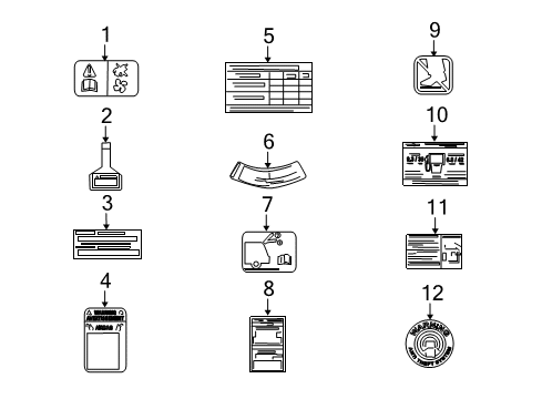 2006 Mazda 5 Information Labels