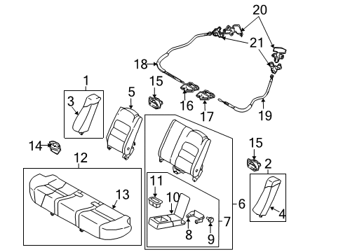 2005 Mazda 6 Lock Diagram for GJ6A-57-529