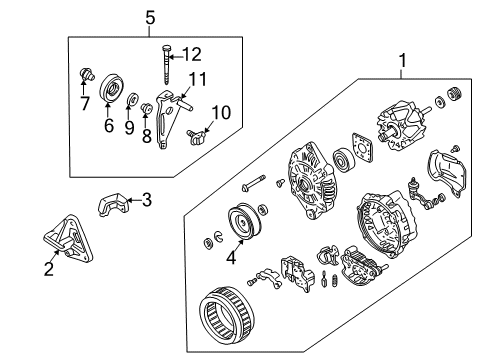 2001 Mazda 626 Alternator Diagram 3