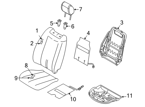 2012 Mazda CX-7 Heated Seats Diagram 3