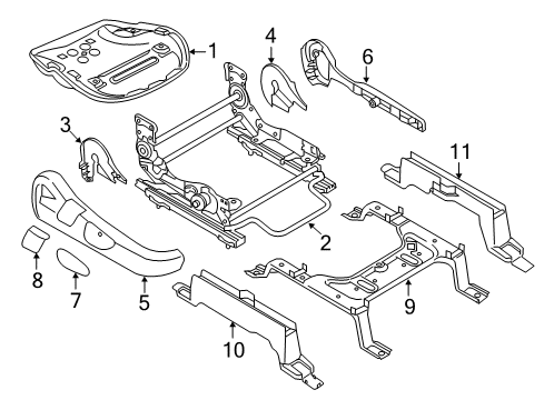 2014 Mazda CX-9 Tracks & Components Diagram 3