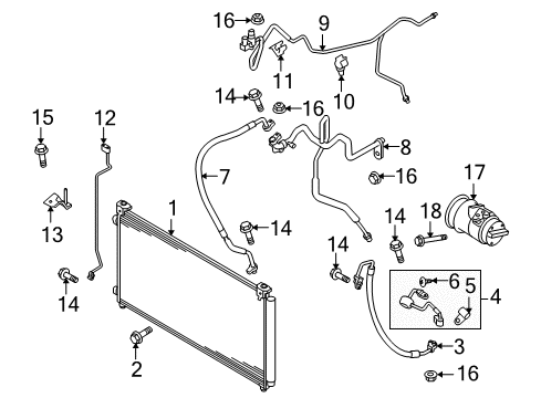 2007 Mazda CX-9 Air Conditioner Diagram