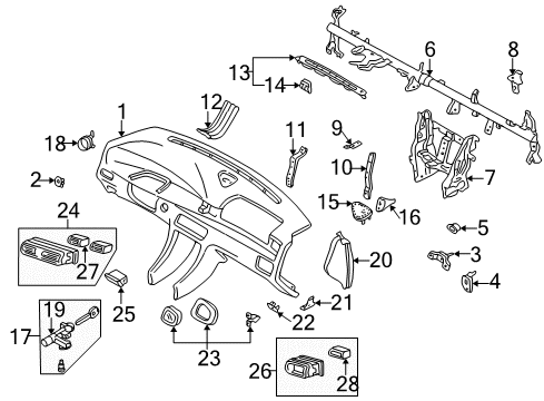 2001 Mazda Millenia Ignition Lock Diagram