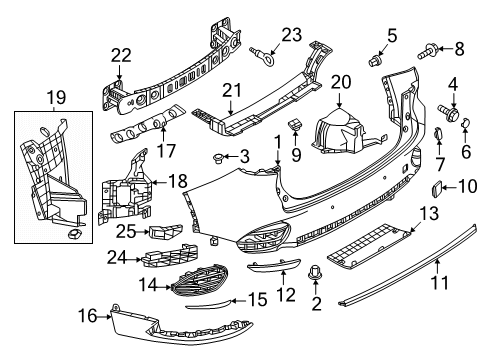 2025 Mazda CX-70 Bumper & Components - Rear
